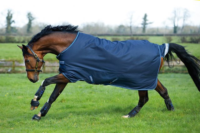 Couverture D'extérieur Horseware Amigo Bravo 12 Ft Pour Cheval - Taille 81 - Bleu Marine - Occasion