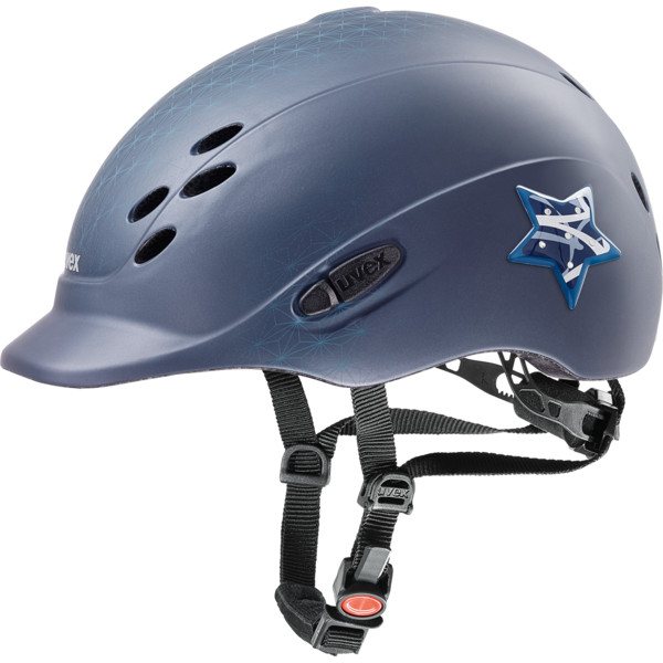 Uvex Uvex Onyxx Glamour Junior Riding Helmet Blue Mat