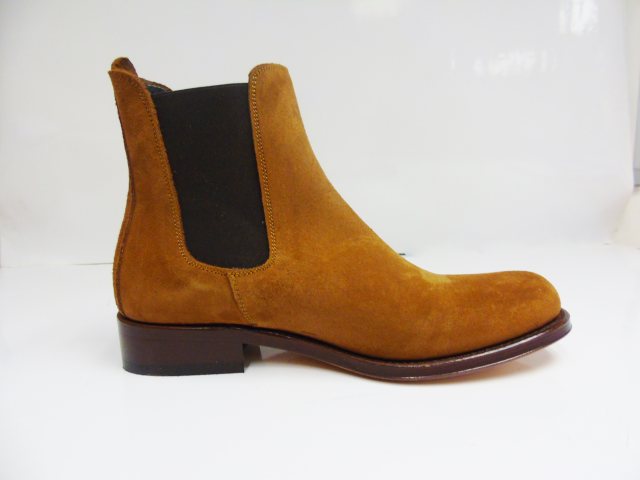 Spanish Jodhpur Boots suede: camel (leather sole)