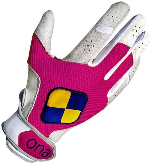 Ona Speed Polo Gloves in pink