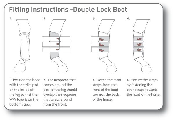 Woof Wear Double Lock Brushing Boot - Boots  Bandages - Tally Ho Farm Ltd