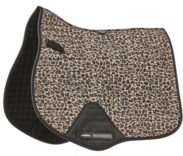 Weatherbeeta Prime Leopard All Purpose Saddle Pad