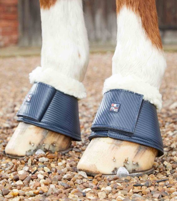 Premier Equine Premier Equine Carbon Tech Techno Wool Over Reach Boots Navy