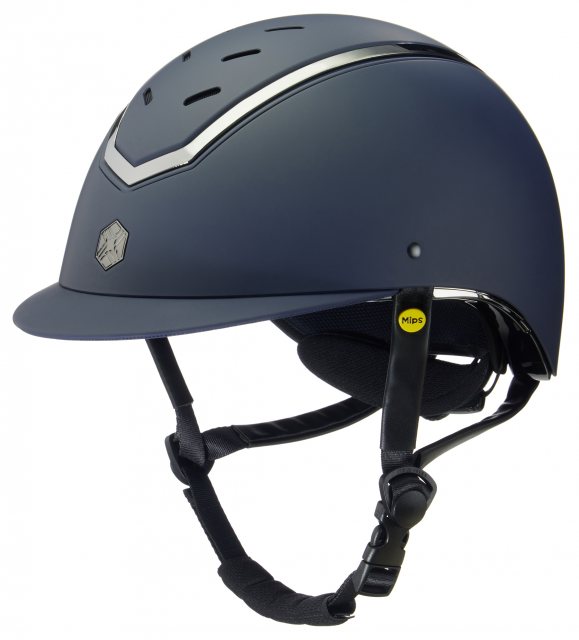 EQX EQX Kylo Riding Hat Navy Matte/Pewter with MIPS