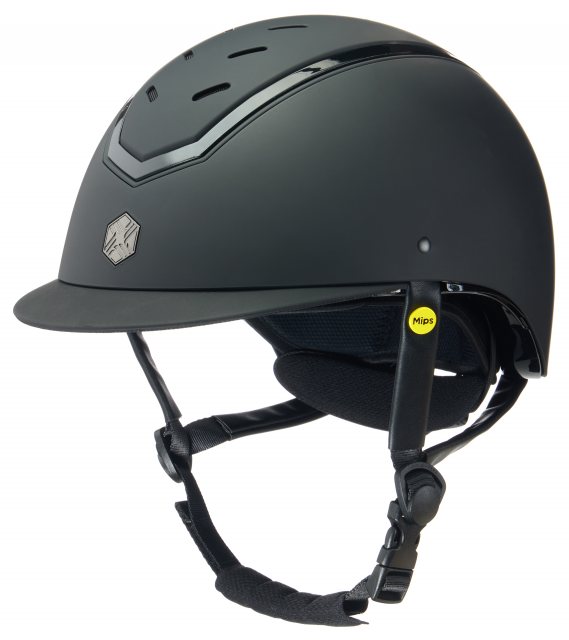 EQX EQX Kylo Riding Hat Black Matte/Black Gloss with MIPS