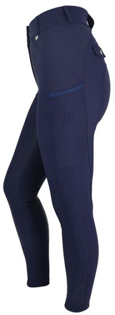 Woof Wear Woof Wear Hybrid Riding Tights Full Seat Navy