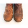 Brown leather shoes