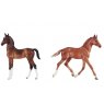 Breyer Best Of British Foal Set Thoroughbred & Hackney