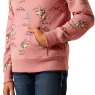 Ariat Ariat Girls Bronc Scene 1/4 Zip Sweatshirt Bronc Toile