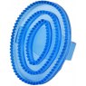 Blue Rubber Curry Comb